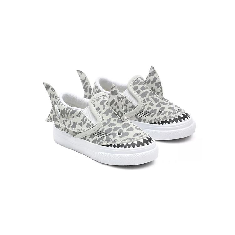 Vans Slip-On 5 Toddler Leopard Shark Baby Sneakers Grey VN0A5DXG3WQ
