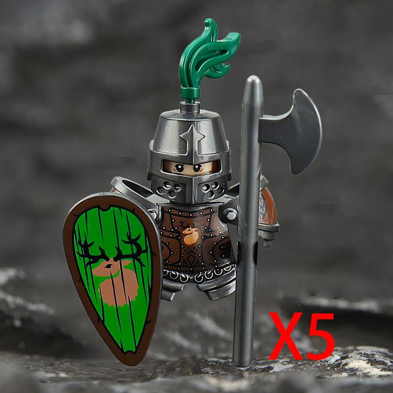 Středověký Vojenský Řím Válka Akční Figurky Armádní Figurky Stavební Kostky Helma Zbraně Příslušenství Děti na Hračky Dárky