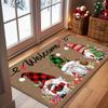VIKAMA 2025 New Christmas Welcome Mat Christmas Elf Living Room Bedroom Carpet Indoor Outdoor Entrance Door Mat Home Decor
