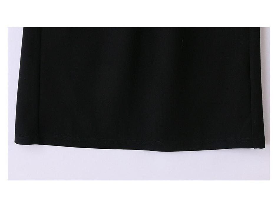 Spring 2025 Fashionable Two-Piece Set: Round Neck Vest & Mid-Length Waist-Hugging Skirt Dress