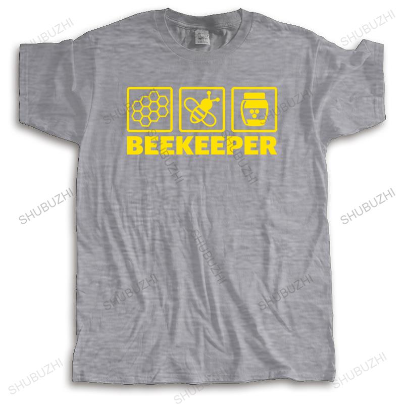 

New cotton tees fashion t-shirt Men o-neck summer tshirt Beekeeper men unisex tee-shirt loose cool top printing tees 4XL
