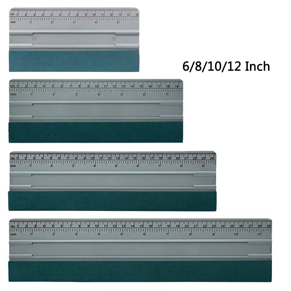 Scratch-Free Vinyl Wrap Squeegee With Ruler Window Tint Tool Vinyl Wrap Installing