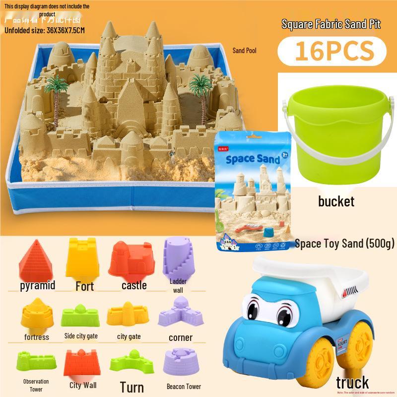 Children's Beach and Sand Play Set: Digging, Water Play, Shell Collecting, and Gardening Tools.