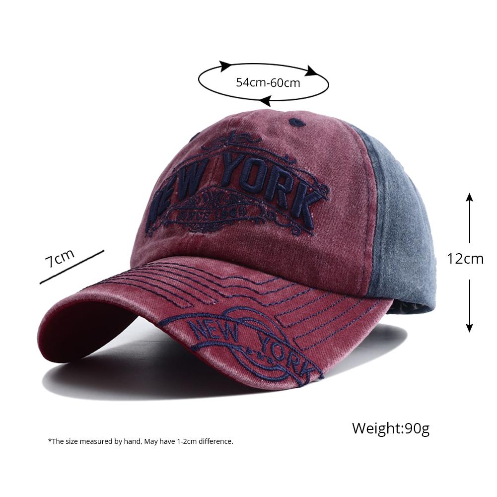 Neue Mode Patchwork Baseballkappe für Damen Herren Vintage Buchstabe Gestickt Nähte Sonne Dad Hip Hop Urban Street Style Lässig Snapback Entenschnabel