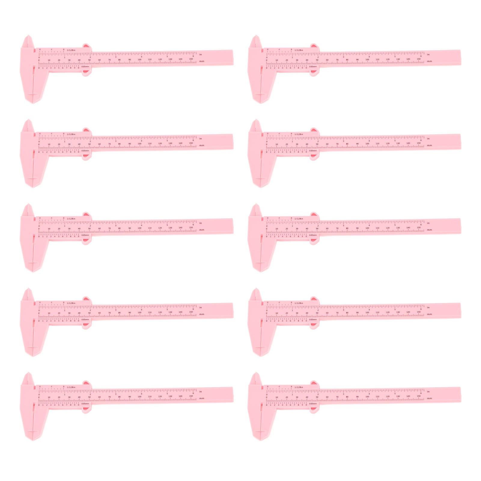10PCS 150mm Eyebrow Microblading Ruler Eyebrow Makeup Measuring Position   Tools for Beginner Professional User