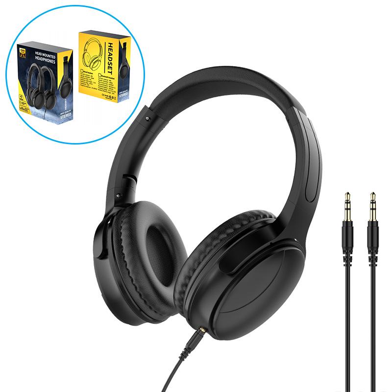 Wired On-Ear Gaming Headphones with Microphone, Clear Stereo Sound, and Call Capability