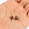 Metal 100Pcs Christmas Tree Pendant Bronze Jingle Bell Accessories Home DIY Crafts Decoration