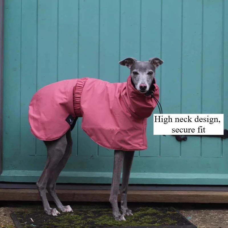 Impermeabile per Cani Taglia Grande Lusso Whippet Levriero Cani Impermeabili Giacca Dobermann Pinscher Impermeabile Passeggiate all'Aperto