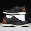 Men's lace-up business casual shoes lightweight non-slip soft-soled formal shoes wide-soled Europe