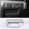 Matt Silver Headlight Button Frame Cover For Mitsubishi Eclipse Cross 2018-