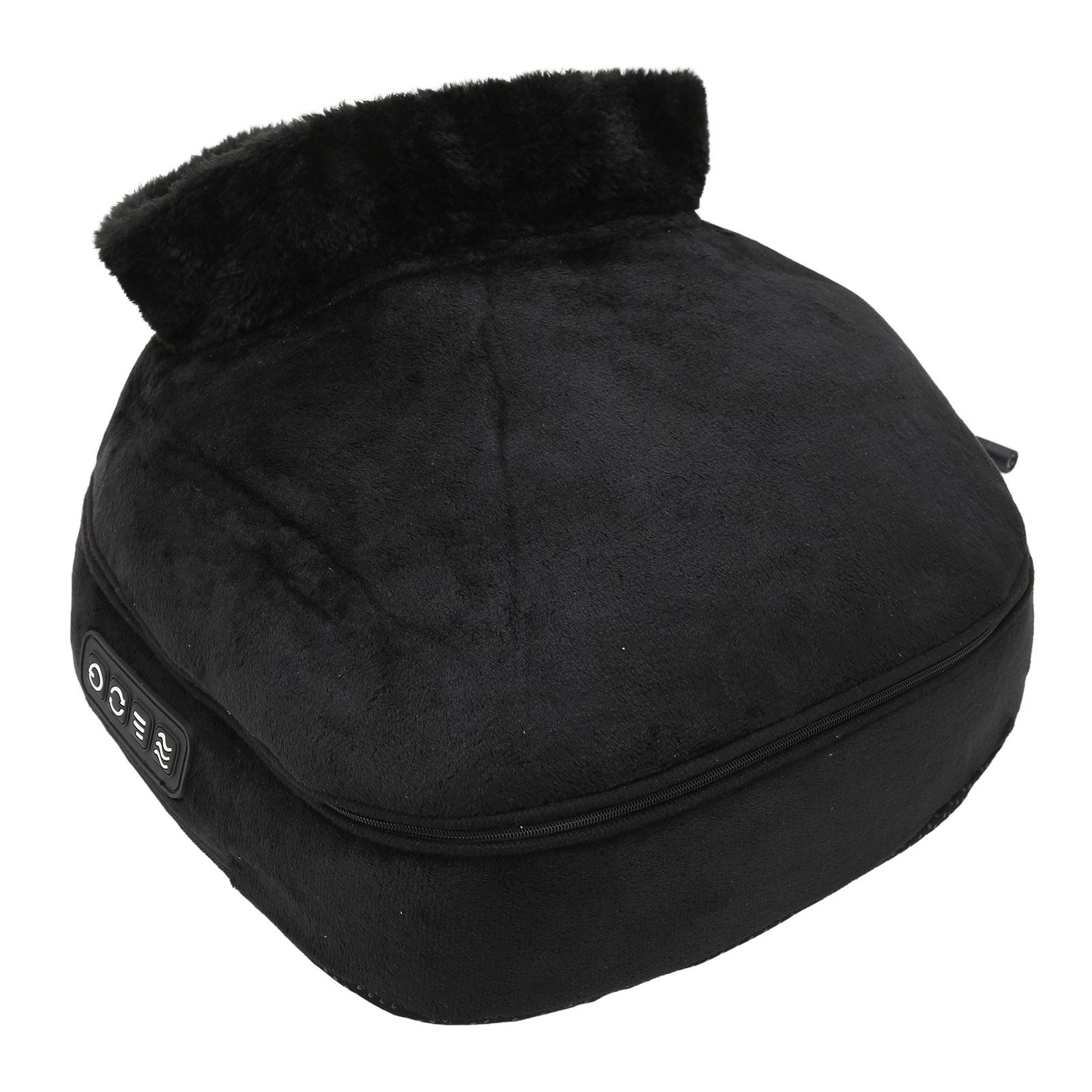 

2 в 1 Электрический массажер для ног и спины Шиацу, грелка, разминающий массажер для ног EU Plug