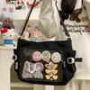 Preppy Itabag Large-Capacity Transparent Backpack/Crossbody Bag for Fashionable Girls