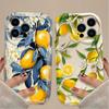 Summer Fruit Lemon Flower Phone Case For Xiaomi Redmi Note 11 10 12 13 14 Pro Plus 5G 12S 11S 10S 4G 14C 13C 12C 3D Clear Cover