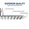 Chrome LED Light Bathroom Shower Head 16 inch Big Rainfall Shower Faucets Accessory Top Square Brass Ultra-thin Shower Head