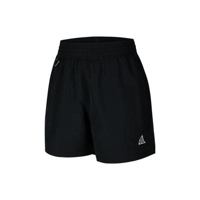 ACG Solid Color Logo Print Elastic Waist Casual Shorts Women Shorts Black DH8351-010