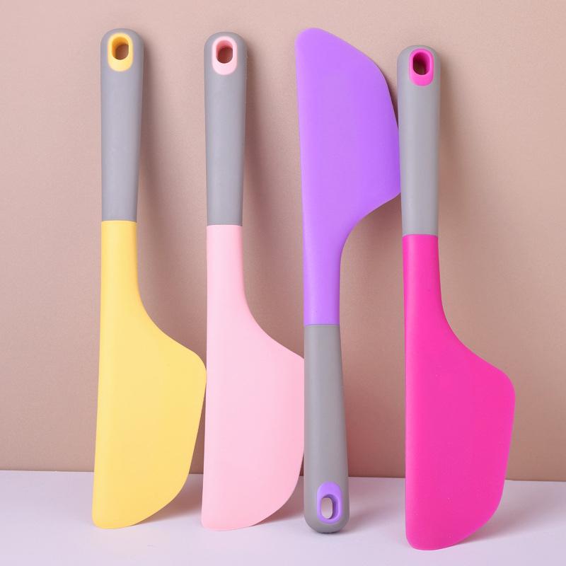 Extra-large Silicone Baking Spatula Non-stick Butter Jam Cream Spatula Cake Decoration Tool Heat-resistant Kitchen Cooking Tool