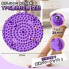 Foot Reflexology Massage Shiatsu 35cm Pink Mat, Board, Round, Non-Slip,