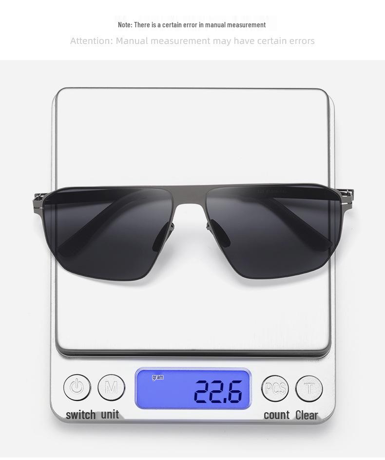 Men's Polarized Anti-UV HD Sunglasses for Mountaineering, Driving, and Fishing.