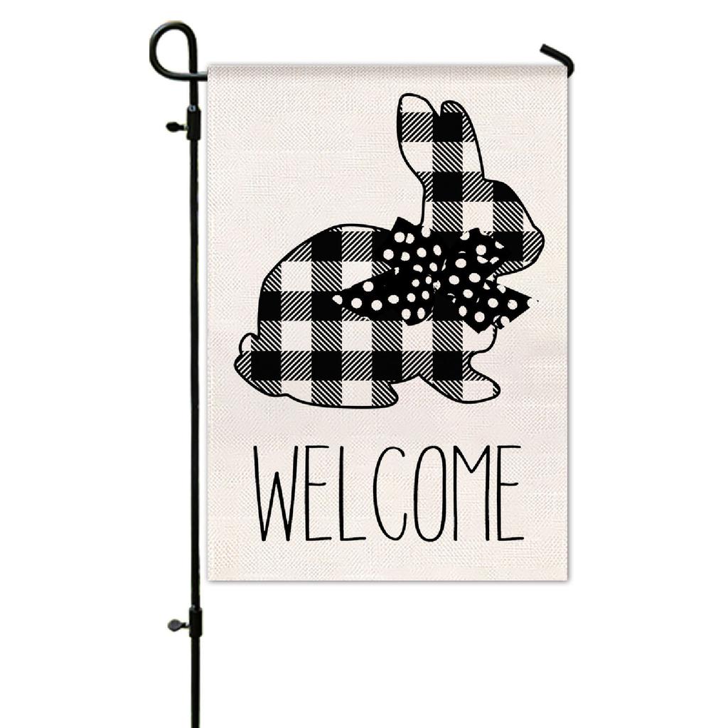 Garden Flags Easter Garden Flags 12 18 Inch, Happy Easter Garden Flags For Yard Outdoor Easter Decorations