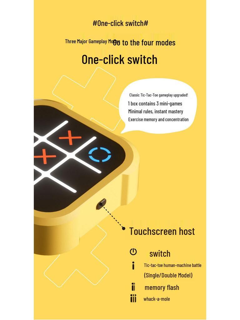 Smart Kids' Educational AI Tic-Tac-Toe & Gomoku Board