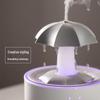 Rotating Umbrella Aroma Diffuser: Large Mist Humidifier with Seven-Color Lights & Remote Control