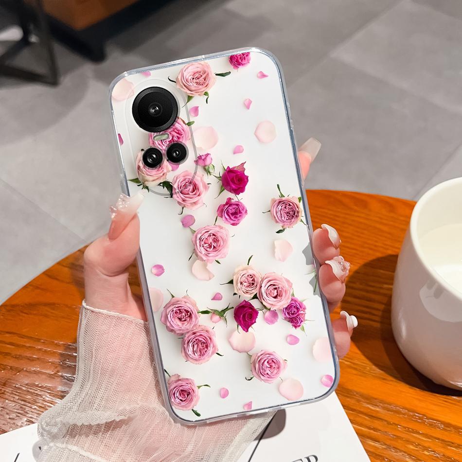 Case For Oppo Reno 10 Pro 5G Special Soft Silicone Transparent Anti Drop Phone Cover For Oppo Reno10 10Pro Back Shell Funda Capa