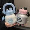316 Stainless Steel Insulated Water Bottle with Double Spout and Tea Compartment