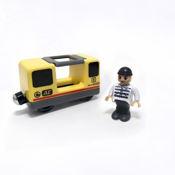 W2 Rlectric Car Harmonious Train Compartment Magnet Link Compatible Wood Track Compatible with All Type 1:64