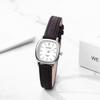 Watch with Leather Simple Antique Analog Thin Fashion Gift for Day Women's Strap, Design, Waterproof, Strap, Casual, Business, Watch, Women's