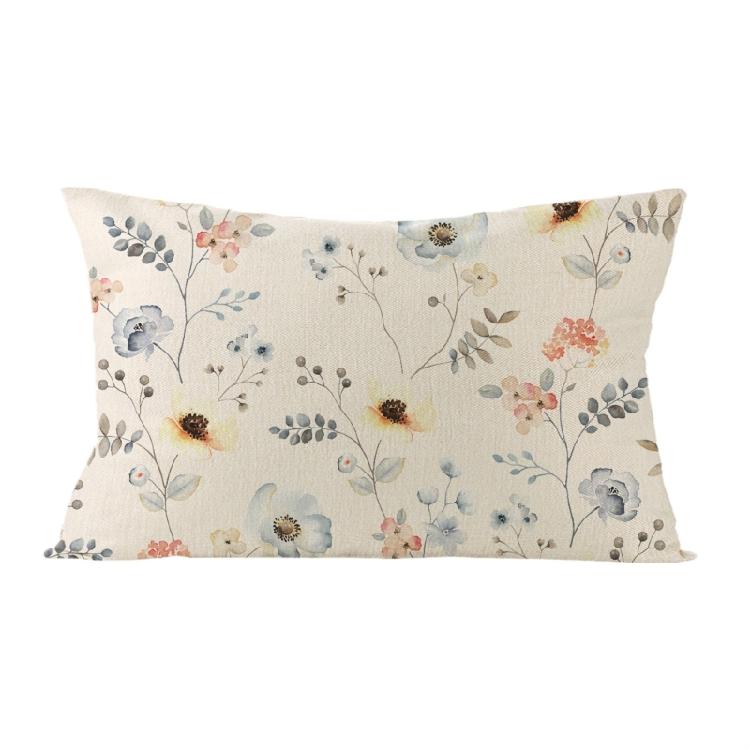 Spring Pillow Cover Soft Comfortable Cushions Case for Farmhouses Home Bedroom