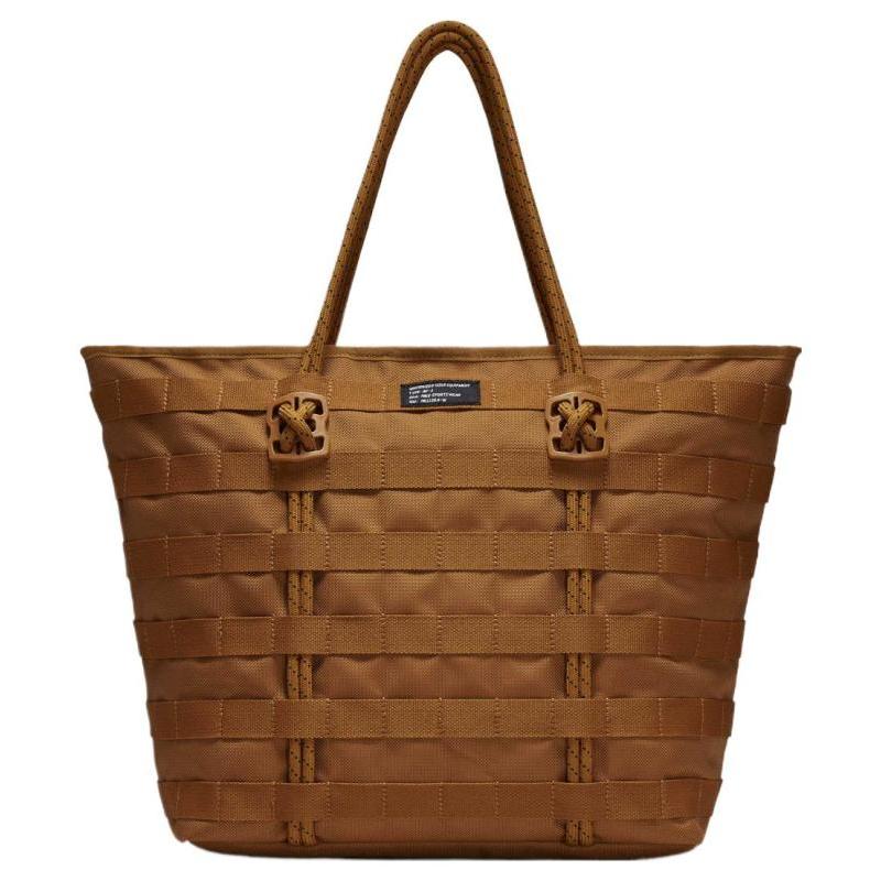Nike Polyester Tote Bag, Shopping Bag, Shoulder Bag, Handbag Regular Women's Brown Casual BA4989-720