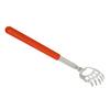 Telescoping Back Scratcher Household Stainless Steel Extendable Back Scratcher MassagerRed