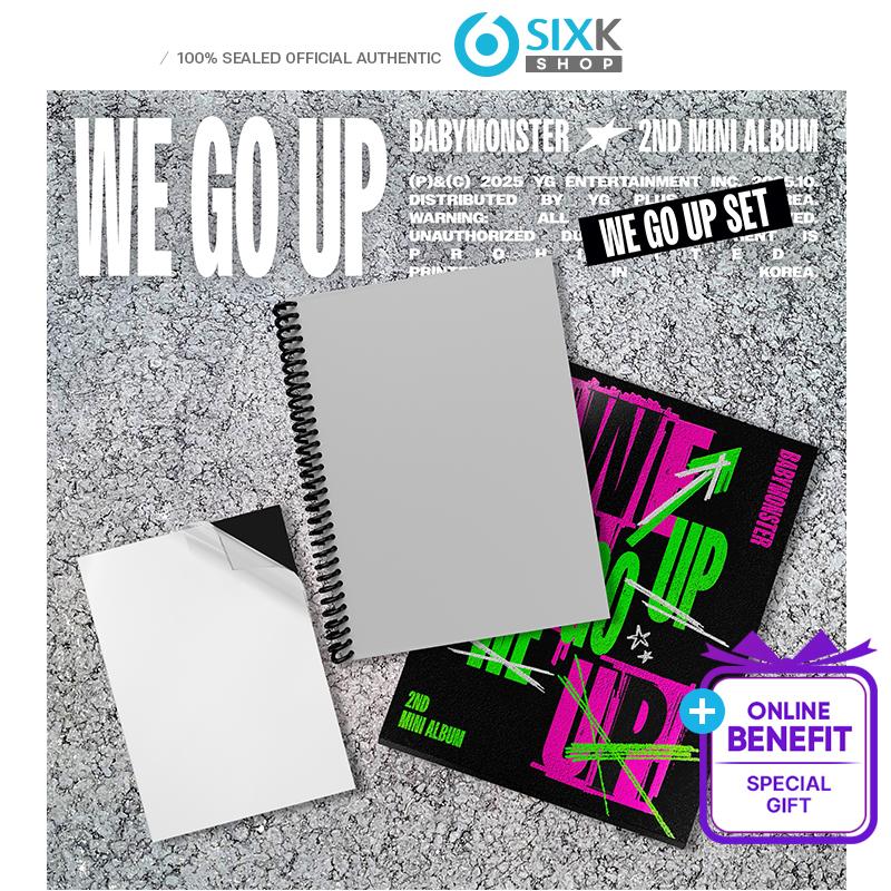 

[Предзаказ] BABYMONSTER 2-й МИНИ-АЛЬБОМ [WE GO UP] (+Онлайн-выгода) POB WITHMUU UP Ver.