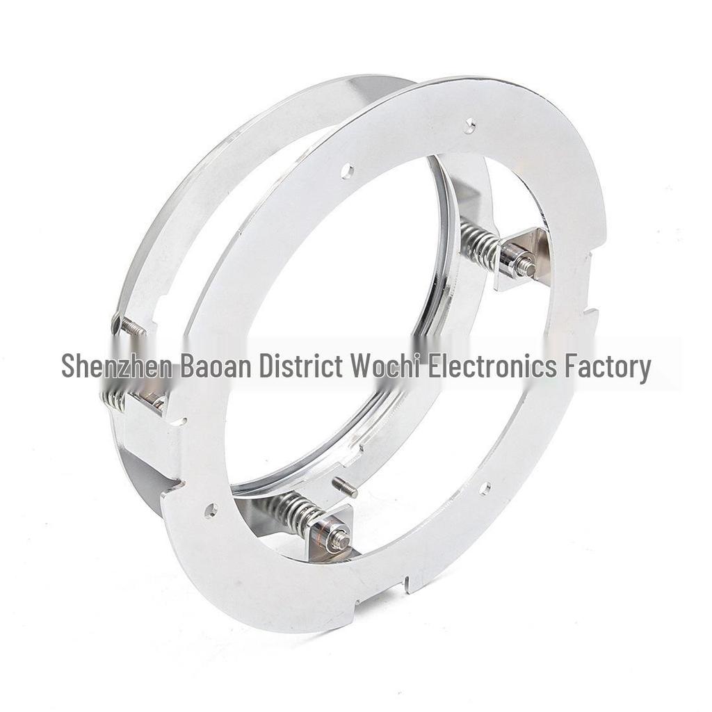 5.75-Inch Shockproof Metal Headlight Bracket for Harley Motorcycles - Retro Design