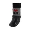 Cute Waterproof Dog Shoes Warm Soft Sole Puppy Boots Anti-Slip Adjustable Dog Foot Covers for Small Dog Chihuahua