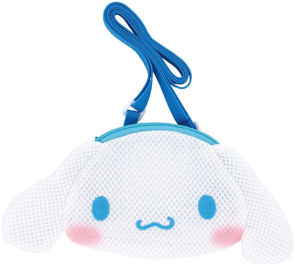 Skater Buzunar Exterior Plasă cu Umăr Sanrio Cinnamoroll Plic/Pochete Decupat, Curea, 2 Moduri, Design, ODKPM2D-A