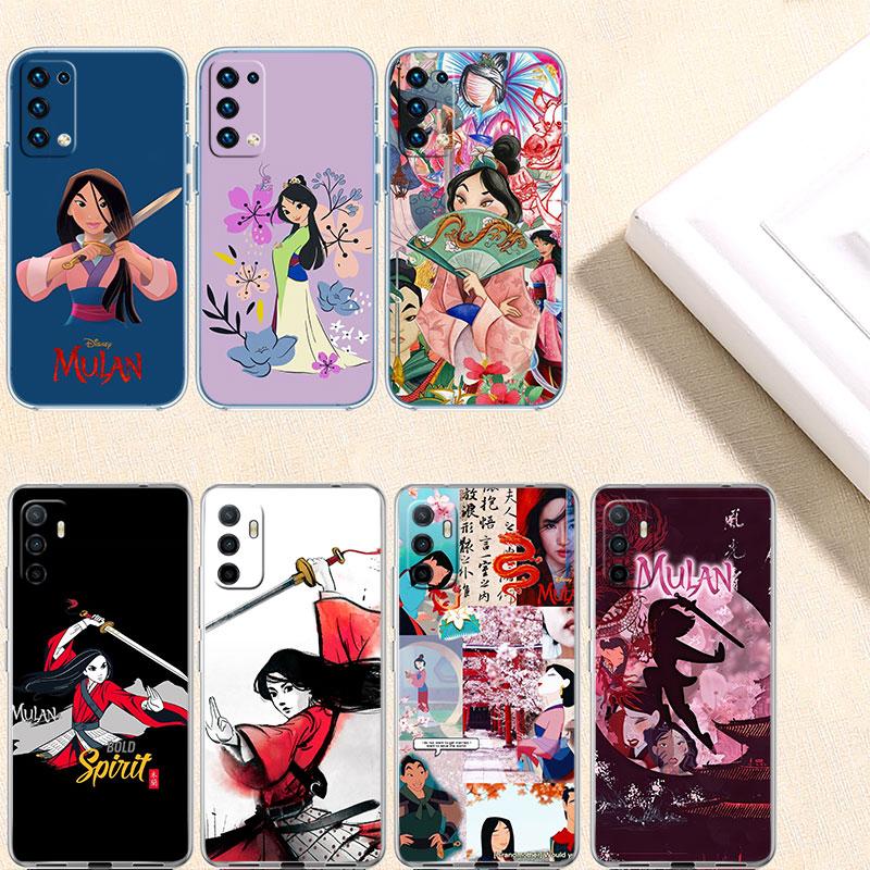Princess Mulan Transparent Phone Case for Motorola Moto Edge 20 30 40 50 S30 Fusion Ultra Pro Neo Lite