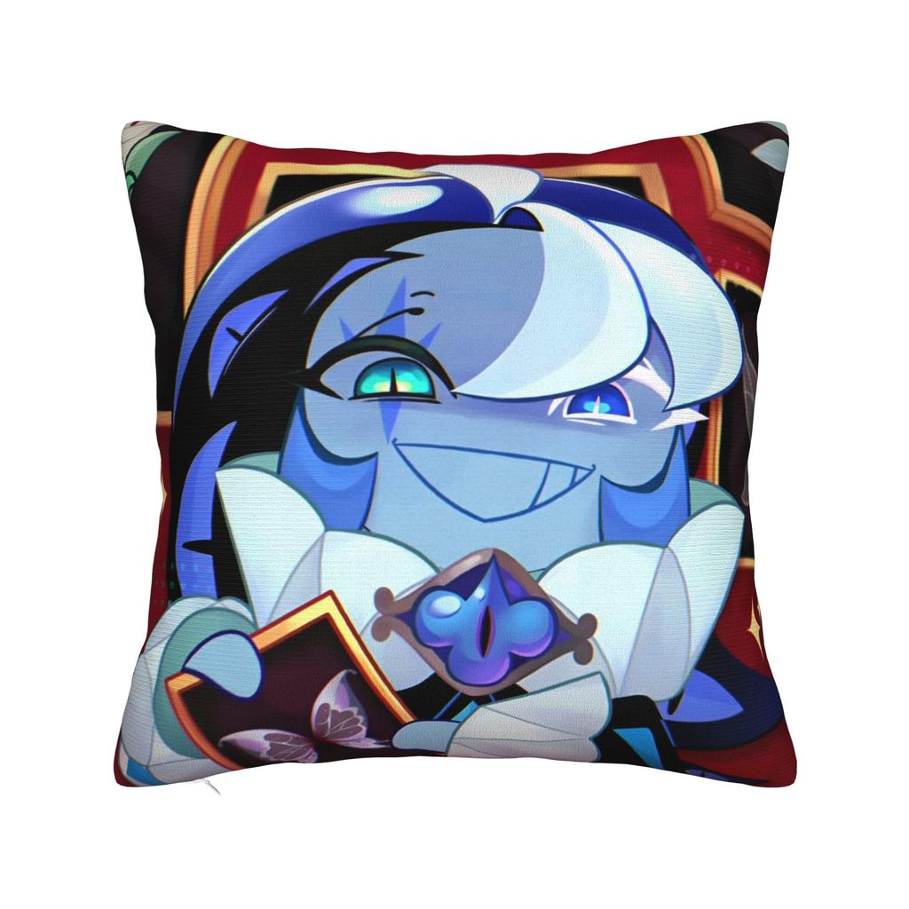 Shadow Milk Cookie Run Kingdom Square Pillow Covers Seat Cute Cartoon Anime Cushion Case Home Decoration Pillow Cover 45*45