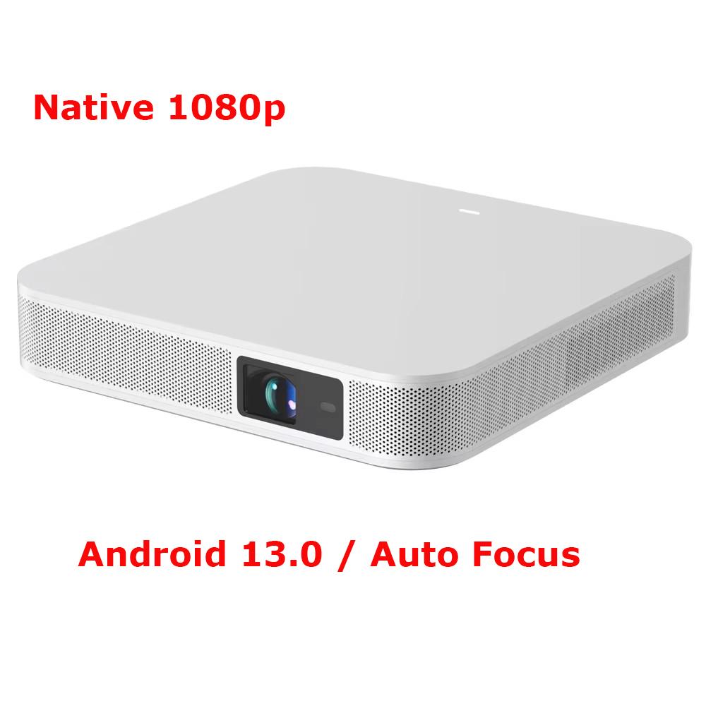 Vivicine S500 Portable Android DLP 4K 3D Projector Native 1080P Projectors Auto Focus In 15000mah Battery for Cinema Outdoor Camping