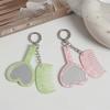 Heart Shaped Mirror Compact Grooming Set Mini Fine Tooth Comb Bag Hanging Charm  Casual Occasions