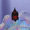 Artistic Cartoon Gothic Church Brooch In Alloy For Fashionable Clothing And Bag Decor