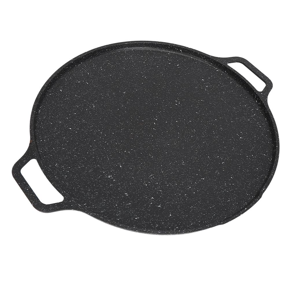 BBQ Grillpanna Non-stick Multifunktionell Lättvikt Bärbar Koreansk BBQ Grillplatta för Camping