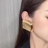 Exaggerated Geometric Large Square Stud Piercing Earrings For Women Fashion New Jewelry Gift Party Beach Vacation