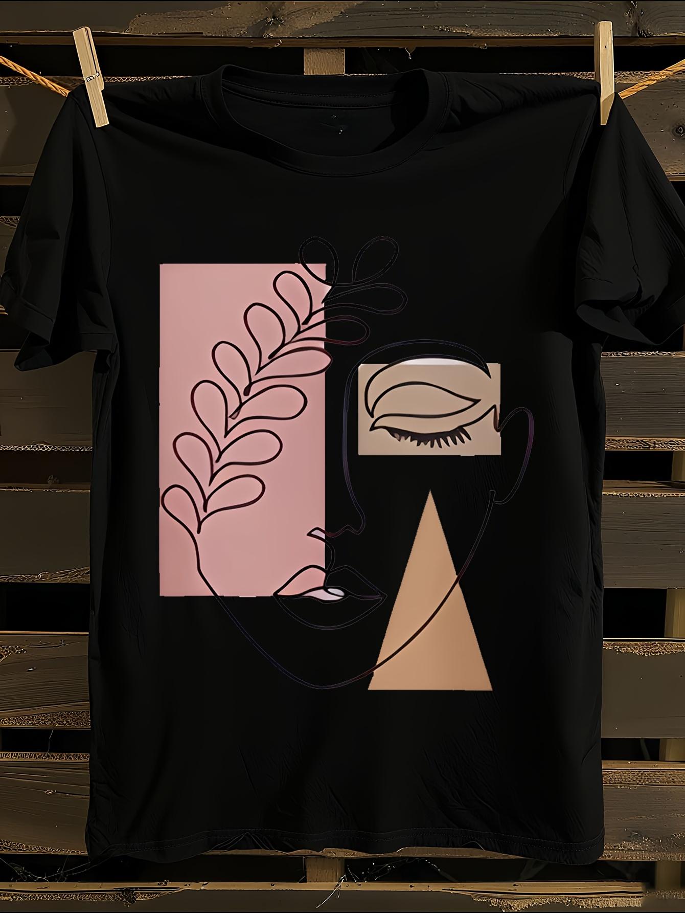 Hirsionsan & Vintage -Inspired Aesthetic Character Print T-Shirt S