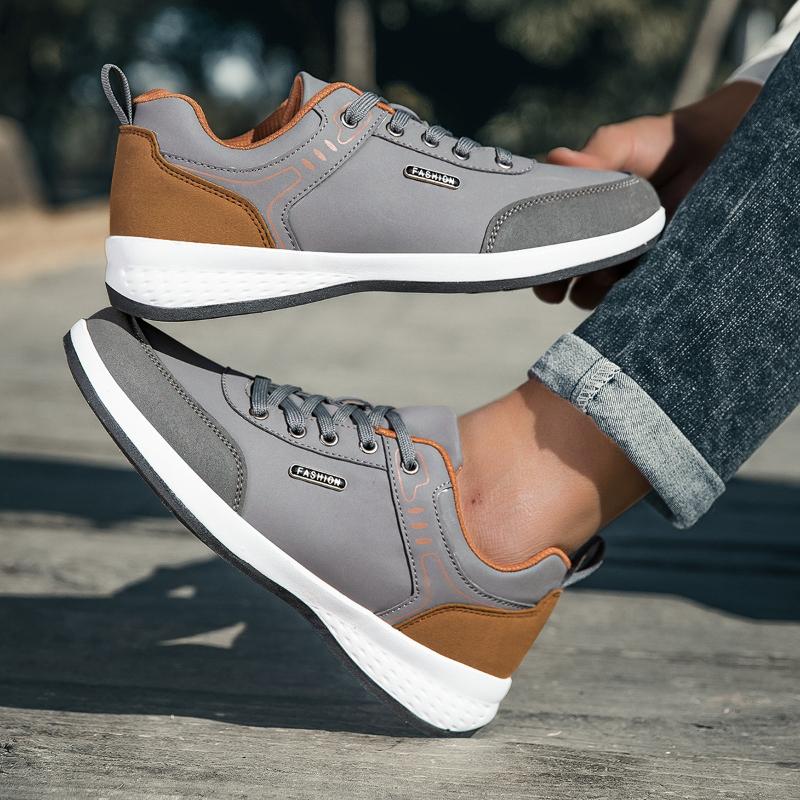 Autumn New Men Shoes Lace Up Casual Sneakers Men Outdoor Lightweight Breathable Running Shoes Casual Shoes Mujer