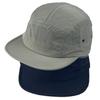 Five-Panel Nylon Camp Cap With 3D Embroidery Fashionable Hip Hop Style Winter Sports Camping Cycling Beach Scenes Custom Logo