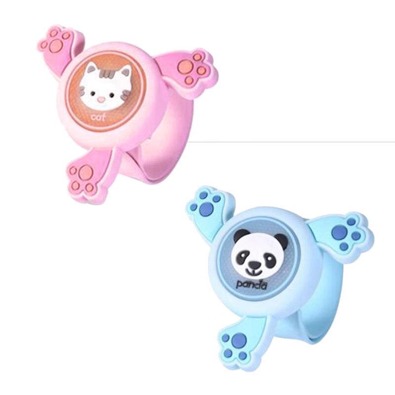 Kids  Luminous Cartoon Mosquito Repellent Bracelet 2-Pack