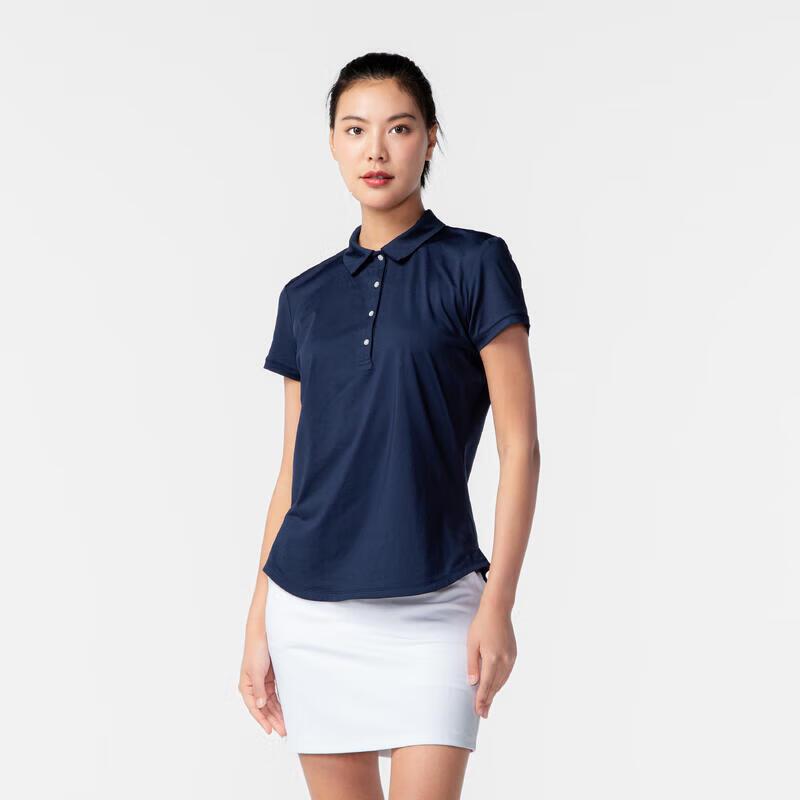 

Decathlon Women s Quick-Dry Golf Polo Shirt & Skirt Set