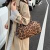 Bags Niche Underarm Bags Women's Handbags 2025 New Leopard Print Pillow Bags Fashion Shoulder Bowling Bags