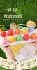 Food-Grade 3D Strawberry Ice Cream & Fruit Mousse Silicone Mold